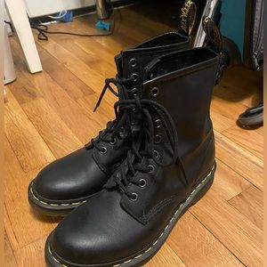 Dr. Martens Black Combat Boots